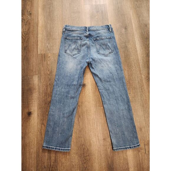 Mother 'The Double Dazzler In Lbo" womens Jeans 30x23.5 crop ankle straight fit - Picture 10 of 11